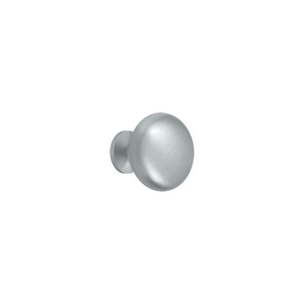 KRH114U26D Round Hollow Knob Brushed Chrome, 10PK